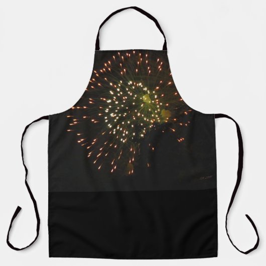 Vuurwerk 4 chef-schort schort (Voorkant)