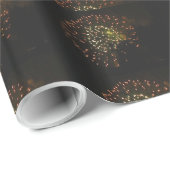 Vuurwerk 4 glanzend inpakpapier (Rol Hoek)