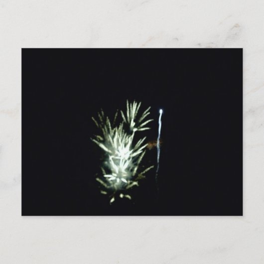 Vuurwerk! 4 juli Design Briefkaart (Voorkant)
