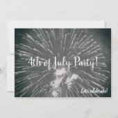 Vuurwerk 4 juli kaart (Voorkant)