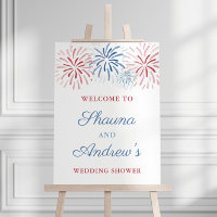 Vuurwerk 4 juli koppels bruiloft feest welkom