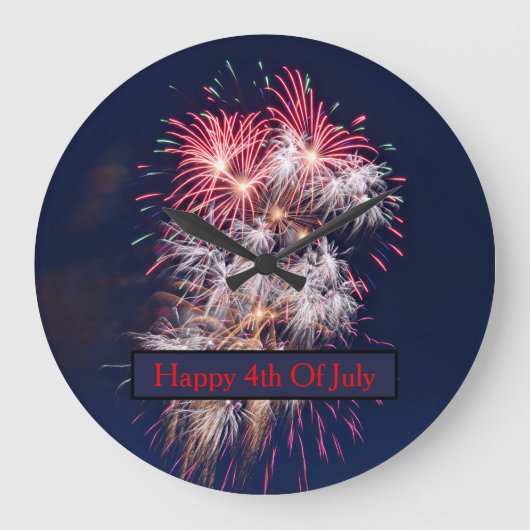 Vuurwerk 4 juli Onafhankelijkheidsdag Grote Klok (Voorkant)