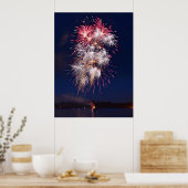 Vuurwerk 4 juli Onafhankelijkheidsdag Poster (Keuken)