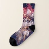 Vuurwerk 4 juli Onafhankelijkheidsdag Sokken (Links - buitenkant)