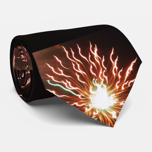 VUURWERK 4 JULI stropdas (Opgerold)