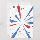 Vuurwerk 4 juli Uitnodiging BBQ (Achterkant)