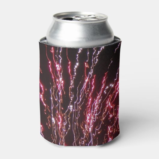 Vuurwerk 4 juli-viering blikjeskoeler (Blikje Voorkant)