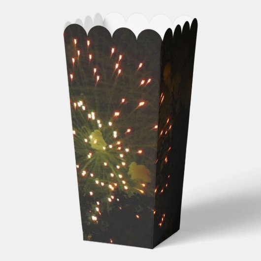 Vuurwerk 4 popcornboxen bedankdoosjes (Voorkant)
