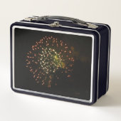Vuurwerk 4 zwarte lunchbox (Voorkant)