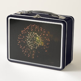 Vuurwerk 4 zwarte lunchbox