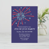 Vuurwerk 4de van de Uitnodiging van de Partij van  (Staand voorkant)