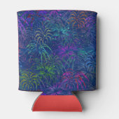 Vuurwerk 4e juli | Persoonlijke zomer Blikjeskoeler (Achterkant)