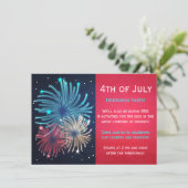  Vuurwerk 4e van de Uitnodigingen van de Partij va (Staand voorkant)