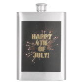 Vuurwerk 5 4th van Juli roestvrij staalkolf Flacon (Voorkant)