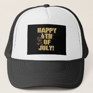 Vuurwerk 5 4th van juli trucker hoed pet