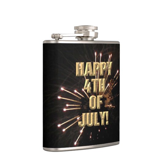 Vuurwerk 5 4th van Juli verpakte kolf Heupfles (Rechts)