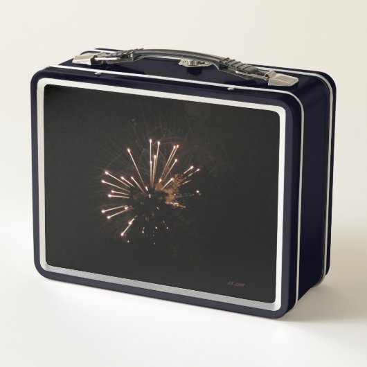 Vuurwerk 5 zwarte lunchbox (Achterkant)