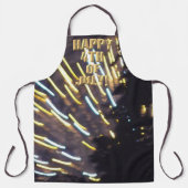 Vuurwerk 6 4 juli chef schort (Voorkant)