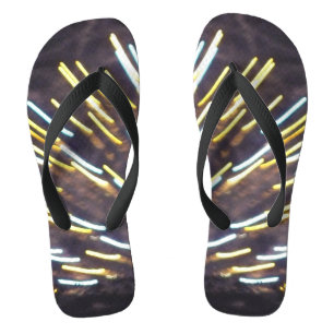 Vuurwerk 6 brede teenslippers