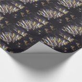 Vuurwerk 6 glanzend inpakpapier (Hoek)