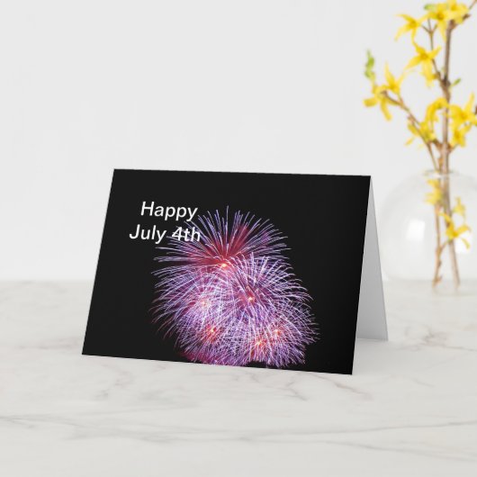 Vuurwerk 6 juli 4 kaart (Gele Bloem)