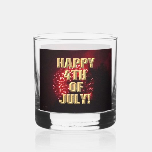 Vuurwerk 7 4 juli rotsen glas (Voorkant)