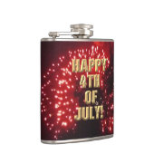 Vuurwerk 7 4th van Juli verpakte kolf Heupfles (Rechts)