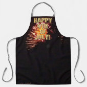 Vuurwerk 8 4 juli chef-kok schort (Voorkant)