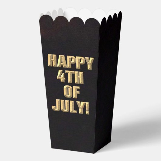 Vuurwerk 8 4 juli popcorn dozen bedankdoosjes (Voorkant)