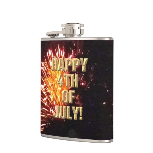 Vuurwerk 8 4th van Juli verpakte kolf Heupfles (Links)