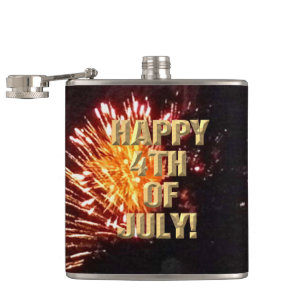 Vuurwerk 8 4th van Juli verpakte kolf Heupfles
