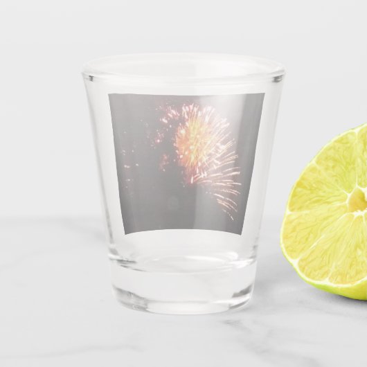 Vuurwerk 8 borrelglas shot glas (Achterkant)