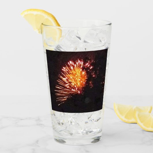 Vuurwerk 8 Collins glazen tumbler (Voorkant ijs)