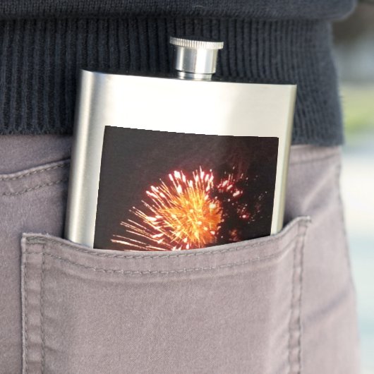 Vuurwerk 8 roestvrij stalen kolf flacon (Voorbeeld)