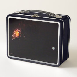 Vuurwerk 8 zwarte lunchbox