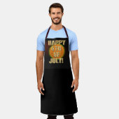 Vuurwerk 9 4 juli chef schort (Gedragen)