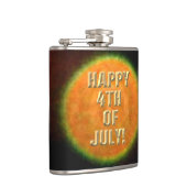 Vuurwerk 9 4th van Juli verpakte kolf Heupfles (Rechts)