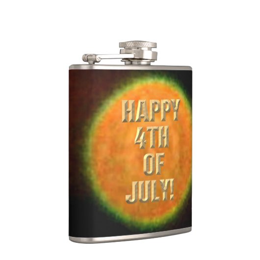 Vuurwerk 9 4th van Juli verpakte kolf Heupfles (Rechts)