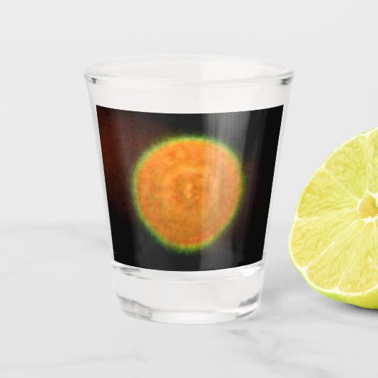 Vuurwerk 9 borrelglas shot glas (Voorkant)