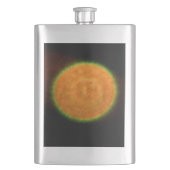 Vuurwerk 9 roestvrij staalkolf flacon (Voorkant)