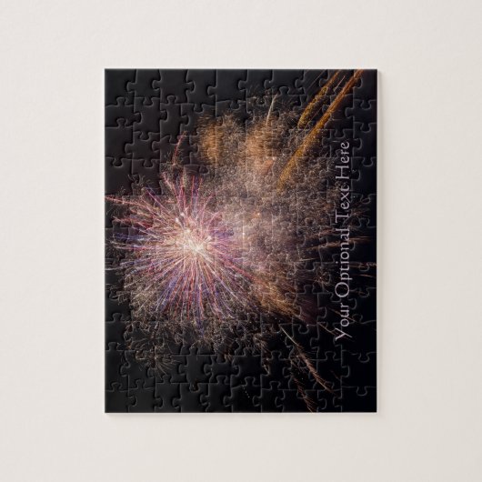 Vuurwerk aangepaste puzzel (Verticaal)