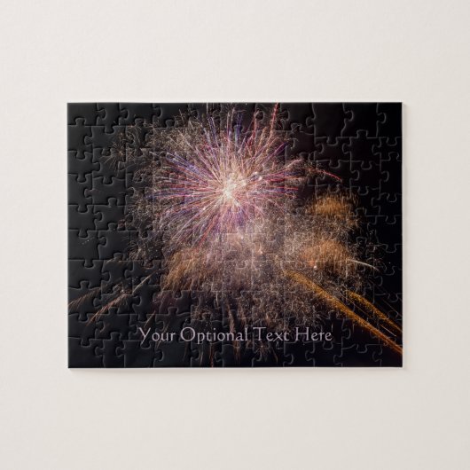 Vuurwerk aangepaste puzzel legpuzzel (Horizontaal)