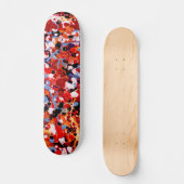 VUURWERK! (abstract kunstontwerp) ~ Persoonlijk Skateboard (Voorkant)