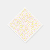 Vuurwerk Abstracte Pangender Pride Vlaggenpastel Servet (Hoek)