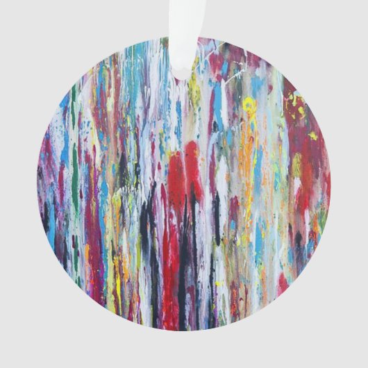 Vuurwerk Acryl Ornament (voorkant)