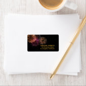 Vuurwerk Adresetiketten Etiket (Insitu)
