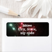 Vuurwerk Adresetiketten Etiket (Insitu)