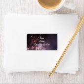 Vuurwerk Adresetiketten Etiket (Insitu)