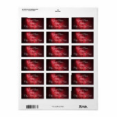 Vuurwerk Adresetiketten Etiket (Full Sheet)