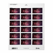 Vuurwerk Adresetiketten Etiket (Full Sheet)